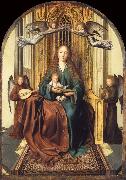 Quentin Massys The Virgin and Child Enthroned,with four Angels oil painting picture wholesale